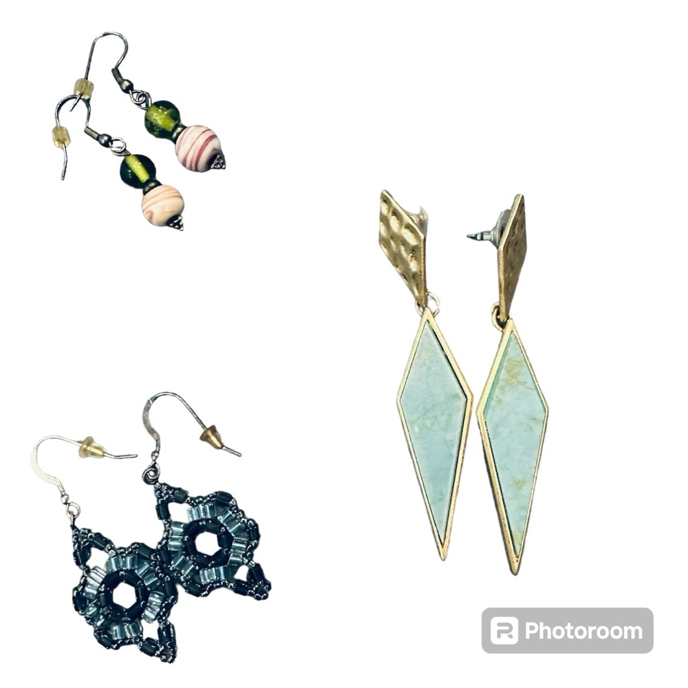 Lot of 3 Dangling Earrings